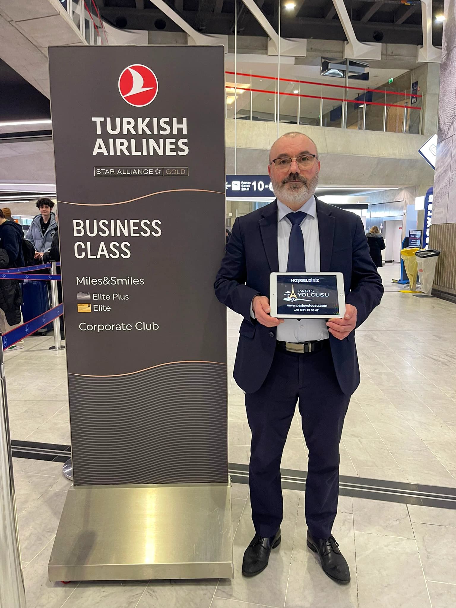 CDG havalimanı misafir karşılama